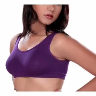 Comfort Women Purple Sport Bra