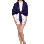 Uniscarf Pure Viscose Solid Sugar Plum Stole