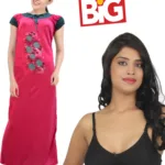 Value Pack Of hosiery Full Length Nightgown & Comfort Black Bra combo Pack