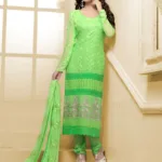 VandV Long Parrot Karachi Work Designer Salwar Suits