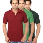 Season Vogue Solid Men's V-neck Black T-Shirt