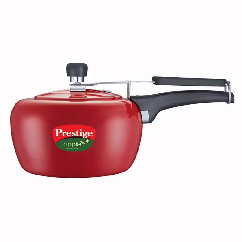 Prestige Apple Plus 3 LTR Red Inner Lid - Aluminium Pressure Cooker