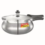 Prestige Deluxe Plus 2 Ltr Polished Handi Outer Lid - Aluminium Pressure Cooker