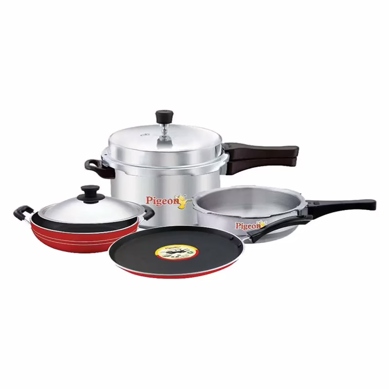 Pigeon Aluminium Pressure Cooker Set