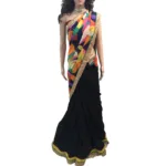 Viva N Diva  Multi colored Georgette Saree