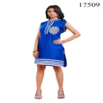 Viva N Diva Blue Colored Pure Cotton Kurti
