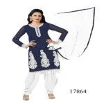 Viva N Diva Blue Colored Georgette Suit