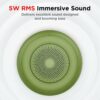boAt Stone 135 with 5W RMS, upto 11 Hours Playback & TWS Feature 5 RMS Bluetooth Speaker  (Soldier Green, Mono Channel) - Image 2