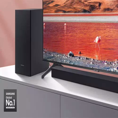 Samsung HW-T42E/XL Dolby Digital 150 W Bluetooth Soundbar(Black, 2.1 Channel) - Image 2