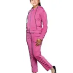 Pink Girls 2 Pcs Sweatsuit and Sweatpant Set
