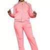Peach Girls 2 Pcs Sweatsuit and Sweatpant Set - Image 3