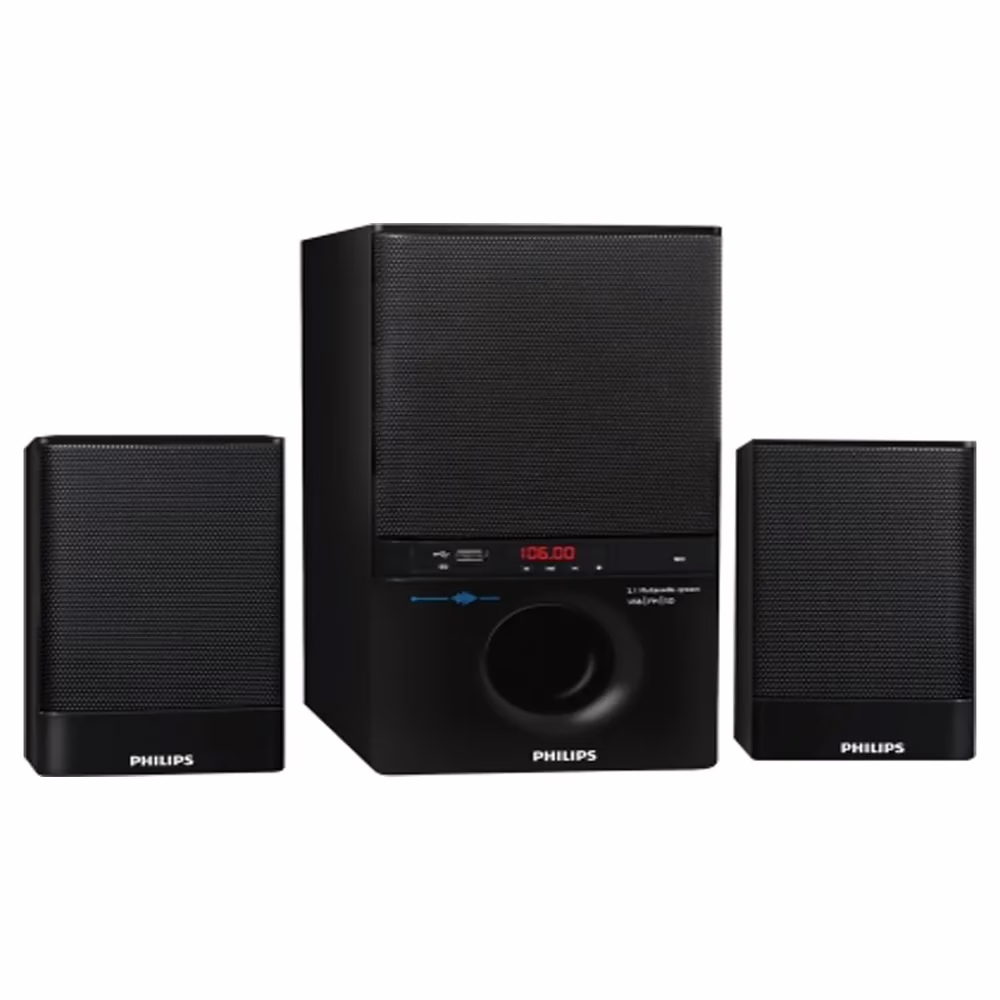 Philips MMS4000R 2.1 Multimedia Speakers - Black