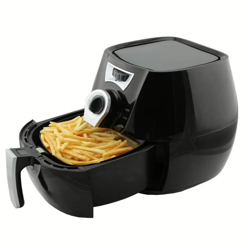Electric Tandoor Multi cooker Oil Free Air Fryer 2.2 Liters Black