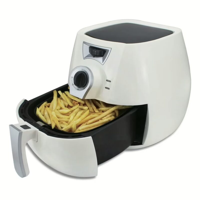 HomePro Low Fat Electric Tandoor Multi Cooker Oil Free Air Fryer 2.2 Liters - White