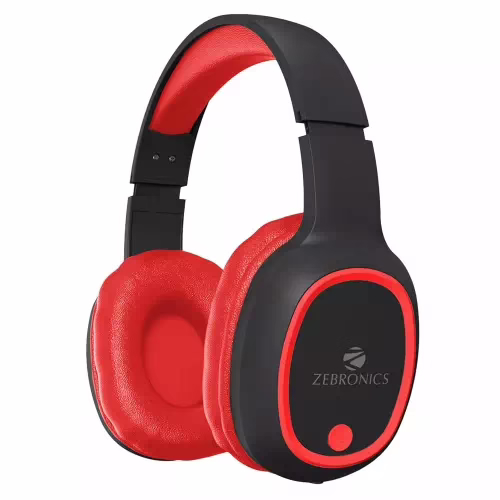 ZEBRONICS ZEB-THUNDER Bluetooth Headset??(Red, On the Ear)