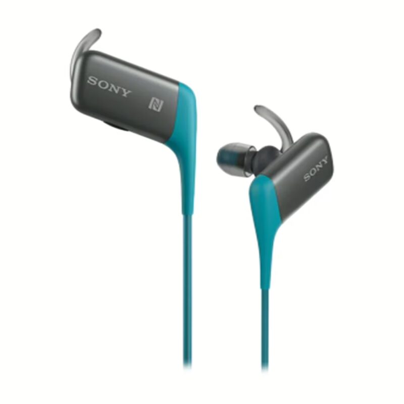 Sony MDR-AS600BT Splash-proof Bluetooth NFC In-Ear Headphones (Blue)