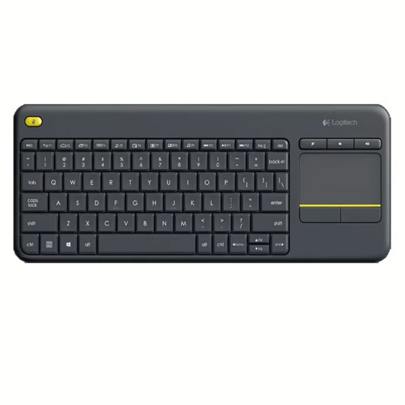 Logitech K400 Plus Wireless Touch Keyboard - Black