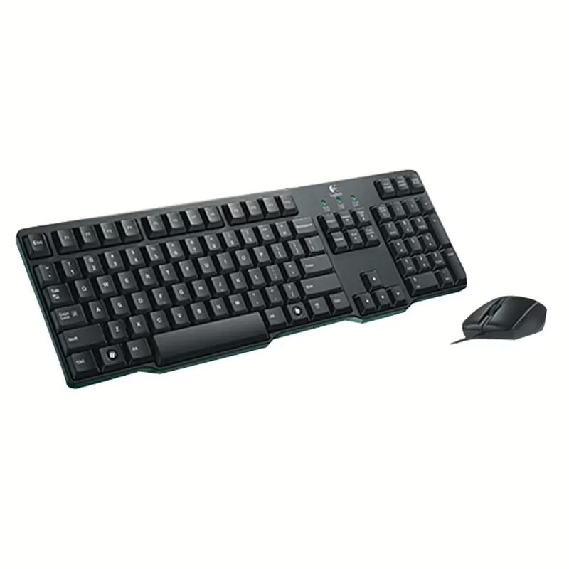 Logitech MK100PS/2 Wireless Keyboard and Mouse Combo (Black)