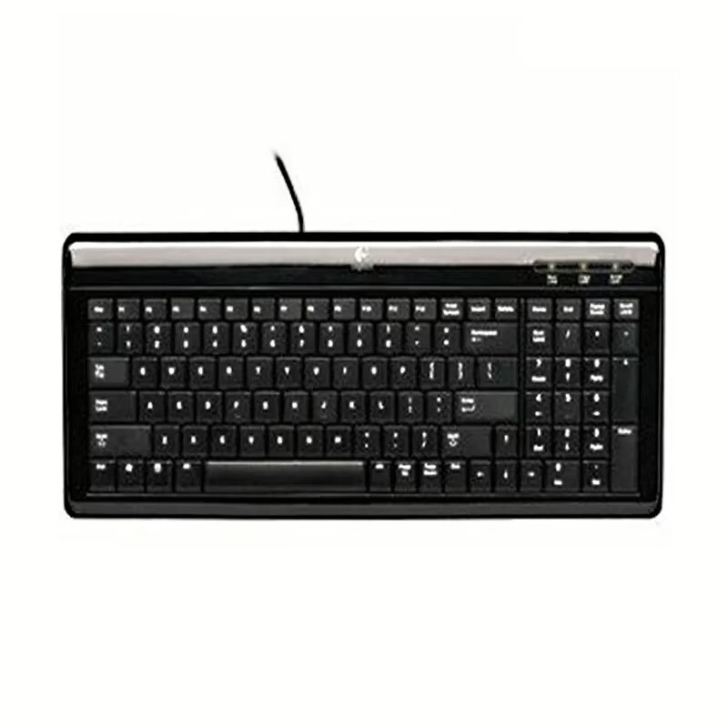 Logitech Ultra Flat Keyboard Dark Shine-Combo-FE