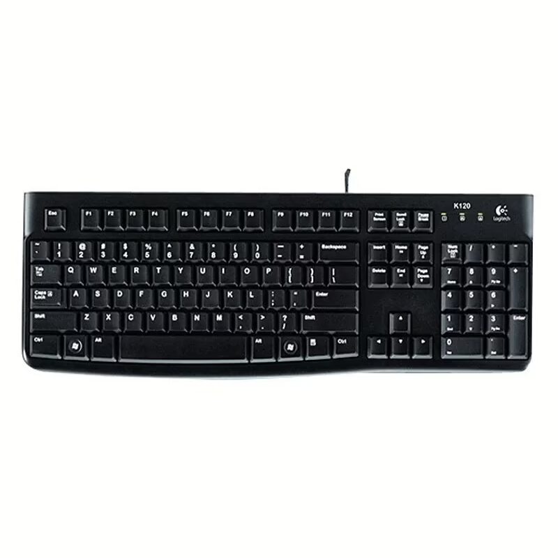 Logitech K120 USB External Keyboard