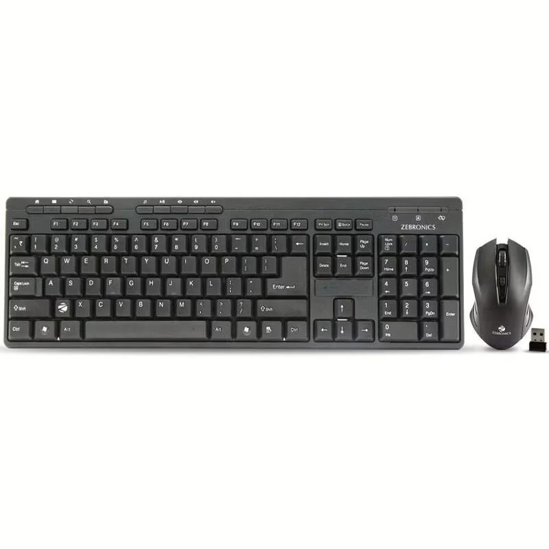 ZEBRONICS Companion 5 USB Keyboard & Mouse Combo With Wire