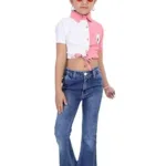 Classy Kids Bell Bottom Blue Denim Jeans