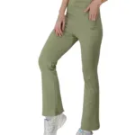 Light Green Girls Bootcut Leggings & Yoga Pants