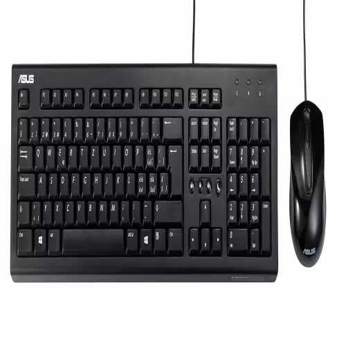 ASUS Wired Keyboard and Silent Optical Mouse Set U2000 Combo Set