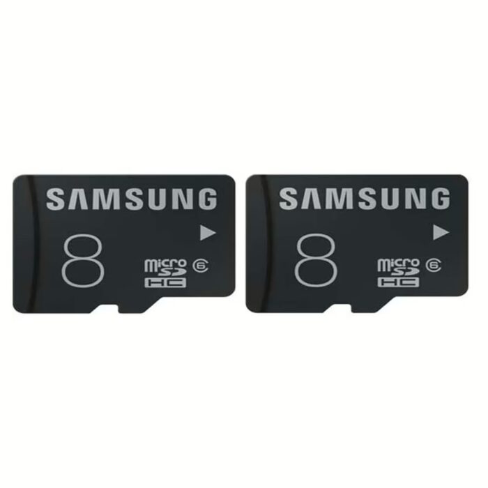 Samsung 8GB Class 6 Memory Card - Pack of 2