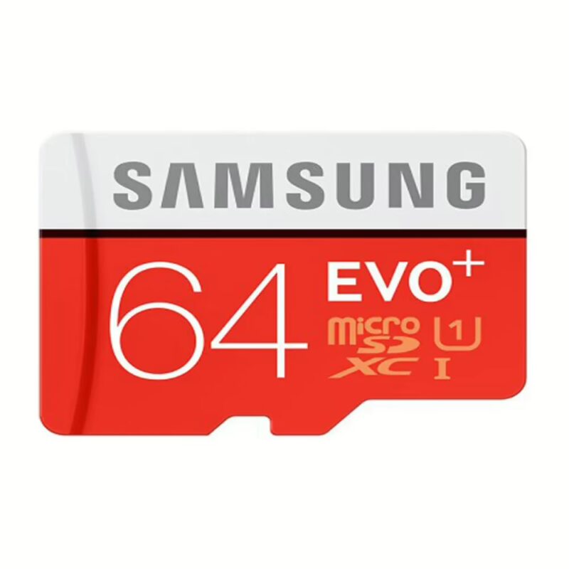 Samsung 64 GB UHS-I 80MB/s Class 10 Evo Plus Micro SDXC Card (with SD Adapter)