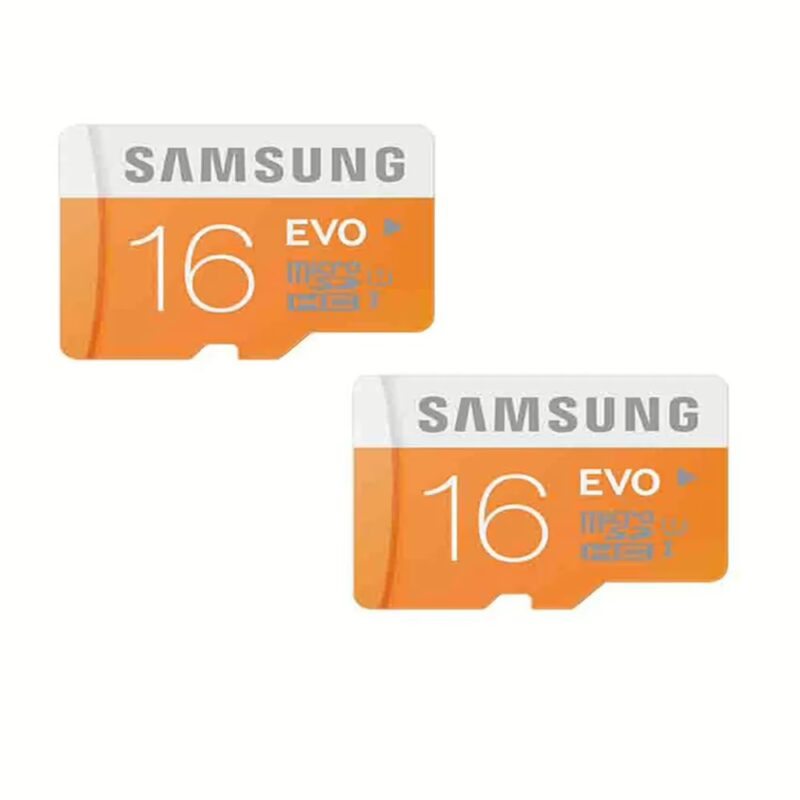 Samsung 16 Gb Micro Sdhc UHS-I Card Class 10 Evo - Pack Of 2