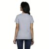 Women's Round Neck T-Shirt - Color - Grey - Image 4