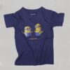 Kids Round Neck T-Shirt - Minions - Blue - Image 2