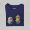 Kids Round Neck T-Shirt - Minions - Blue - Image 3