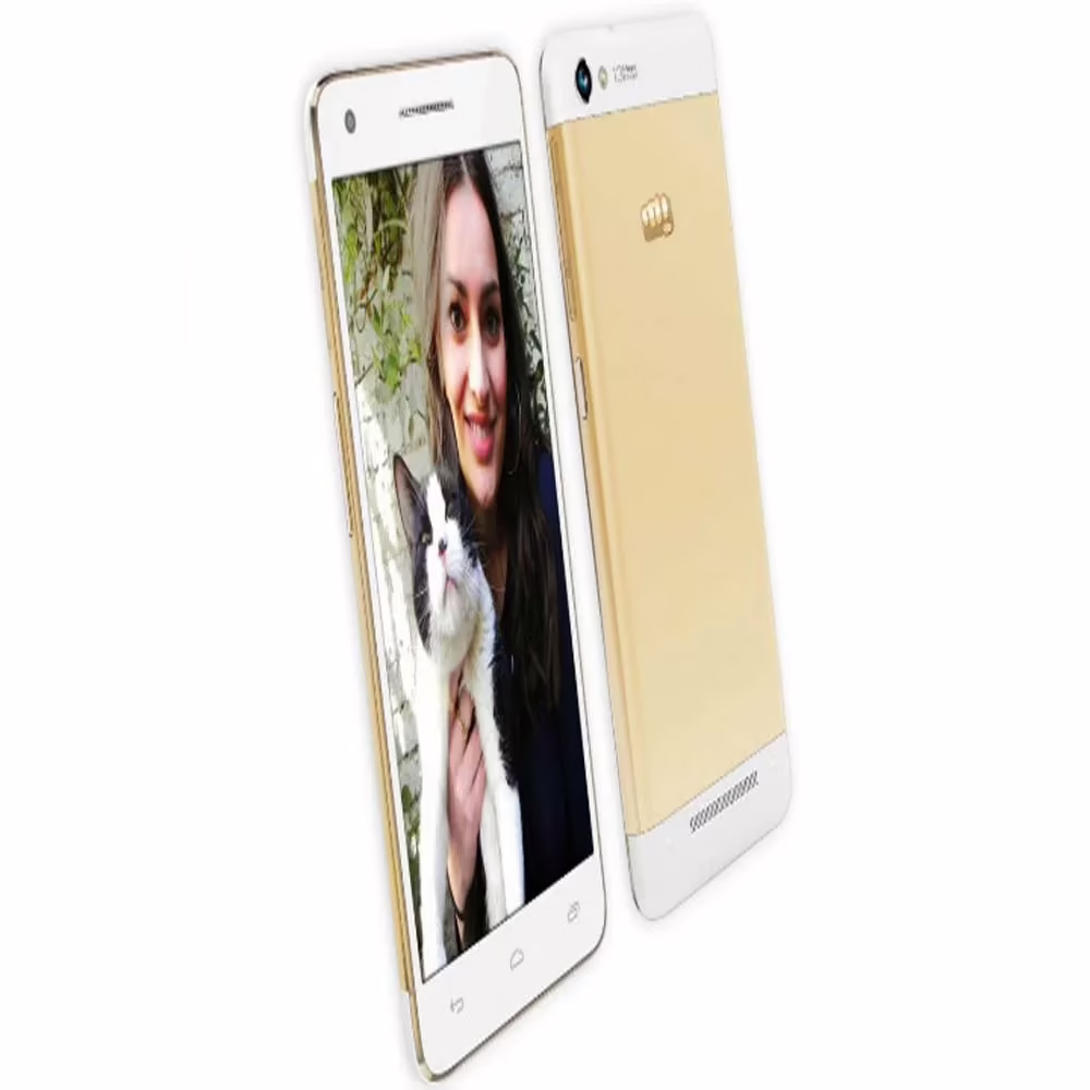 Micromax Canvas 4 Plus A315 (16GB, White and Gold) - Image 2
