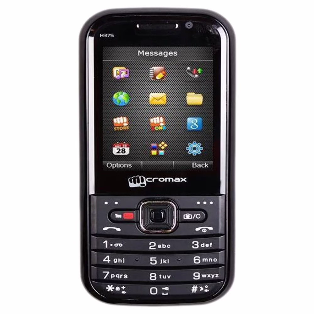 Micromax H375 (256MB, Black)