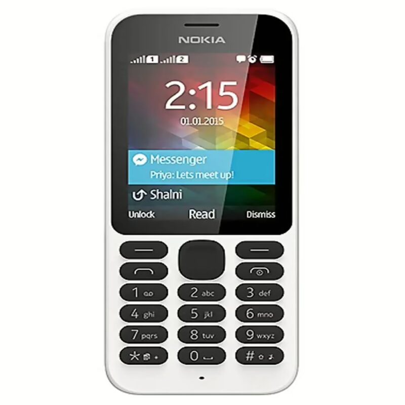 Nokia 130 Dual Sim White ( 256 MB White )
