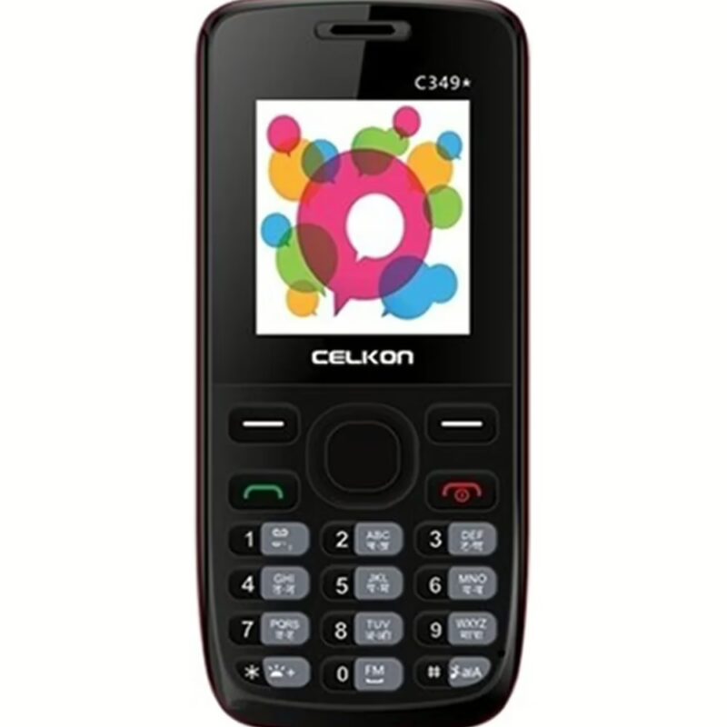 Celkon C349 Star (Black Red)