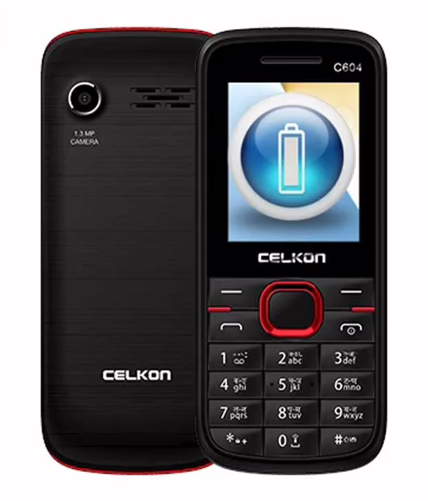Celkon C604 (Black and Red) - Image 2