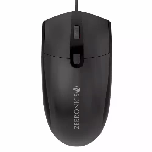ZEBRONICS ZEB-VELOCITY Wired Optical Mouse??(USB 3.0, Black)