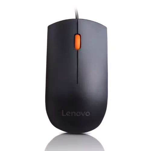 Lenovo KB MICE_BO 300 USB Mouse Wired Optical Mouse??(USB 2.0, Black)