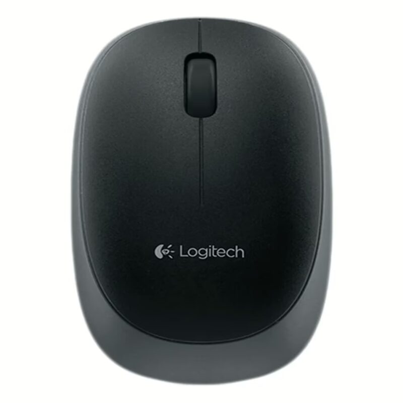 Logitech M165 Wireless Mouse - Grey and Black