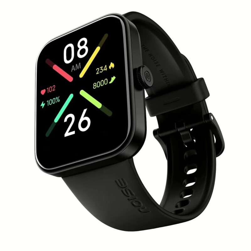 Noise Pulse Go Buzz Smart Watch Jet Black