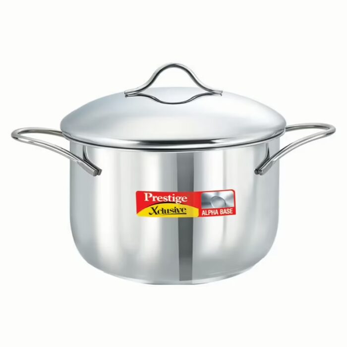 Prestige Xclusive Alpha Deep Pot 240 mm Stainless Steel cookware