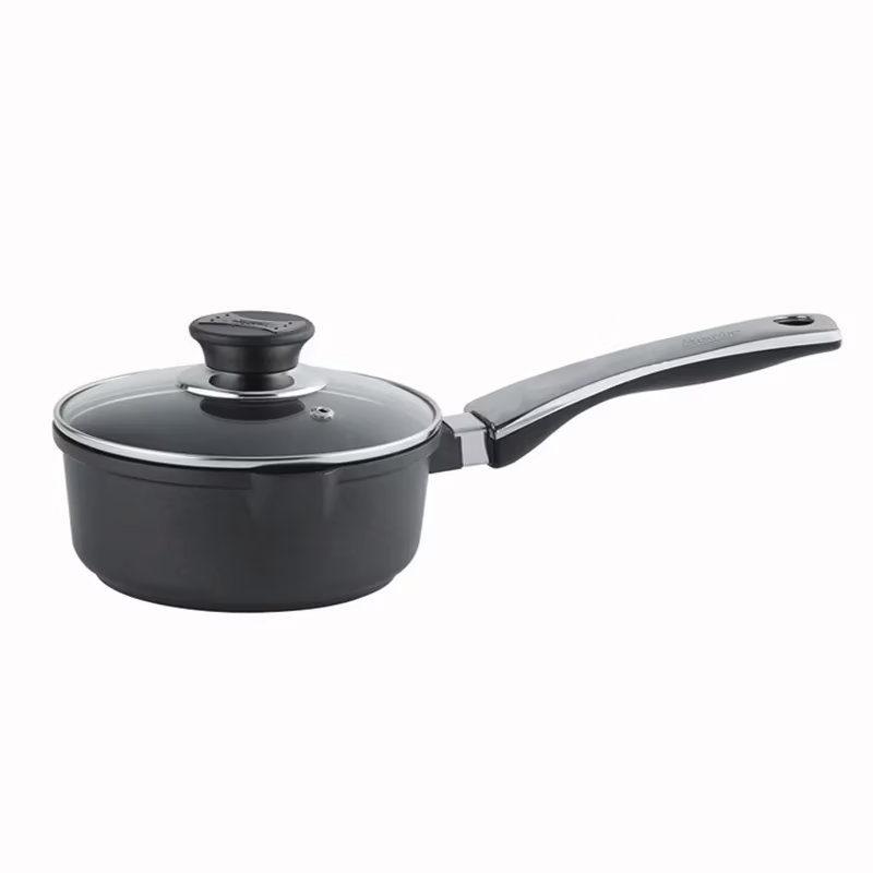 Prestige Die cast PlusMilk Pan 160 mm with Lid with Induction base and heat indicator