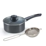 Prestige Milk Pan 1.5 Ltr Granite + Champak Coffee Strainer Combo