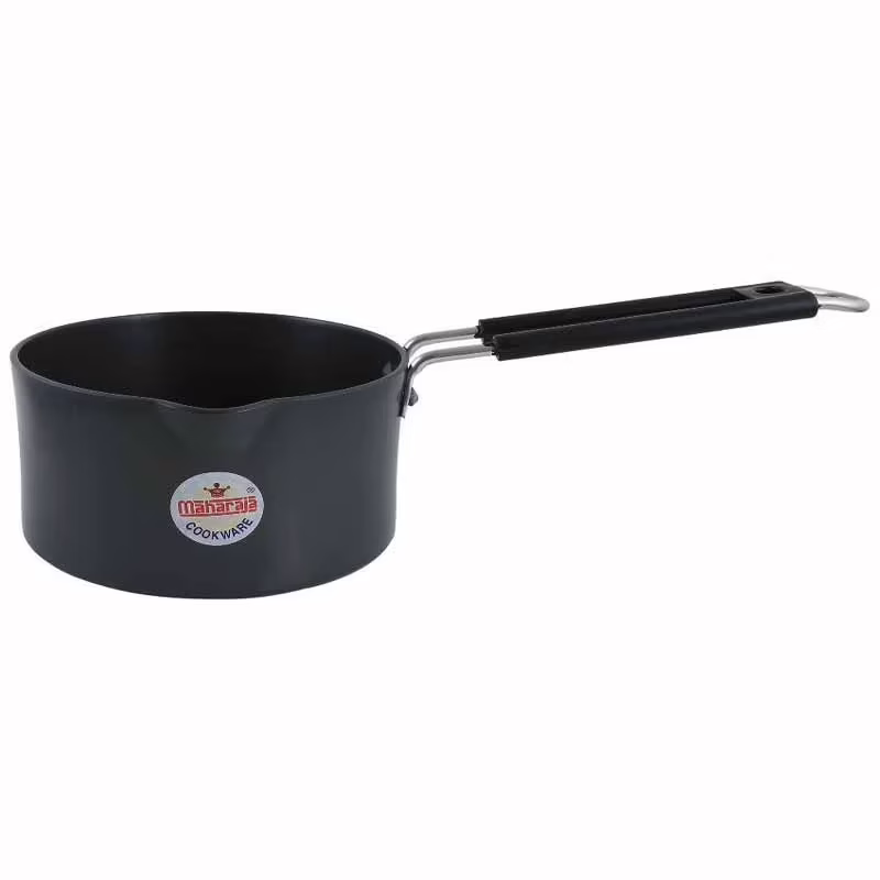 Maharaja Black Aluminium Sauce Pan - 2000ml