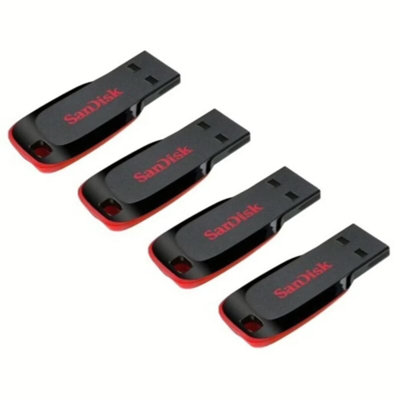 Sandisk Cruzer Blade 8gb Pen Drive - Pack Of 4