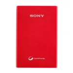Sony CP-V6 6100 mAh Power Bank (Red) with USB AC Adaptor CP-AD2