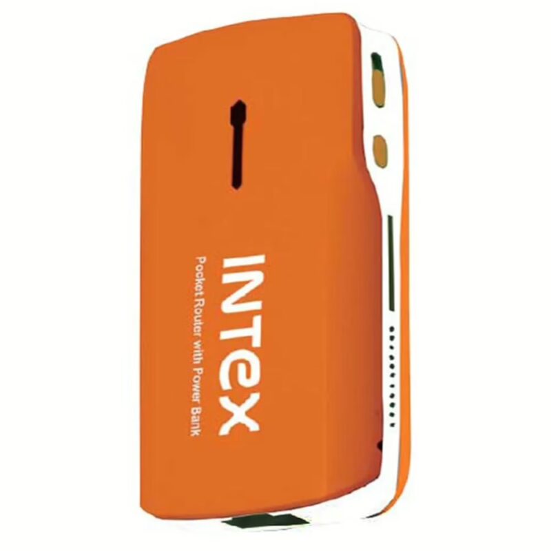 Intex PR-PB4K 4400 mAh Power bank with 3G Pocket Router-Orange
